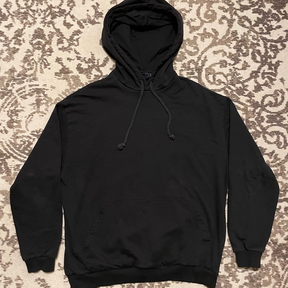 Comfy OVERSIZED Black Parallel Planet. Fits like a Mens S/M - Picture 3 of 4